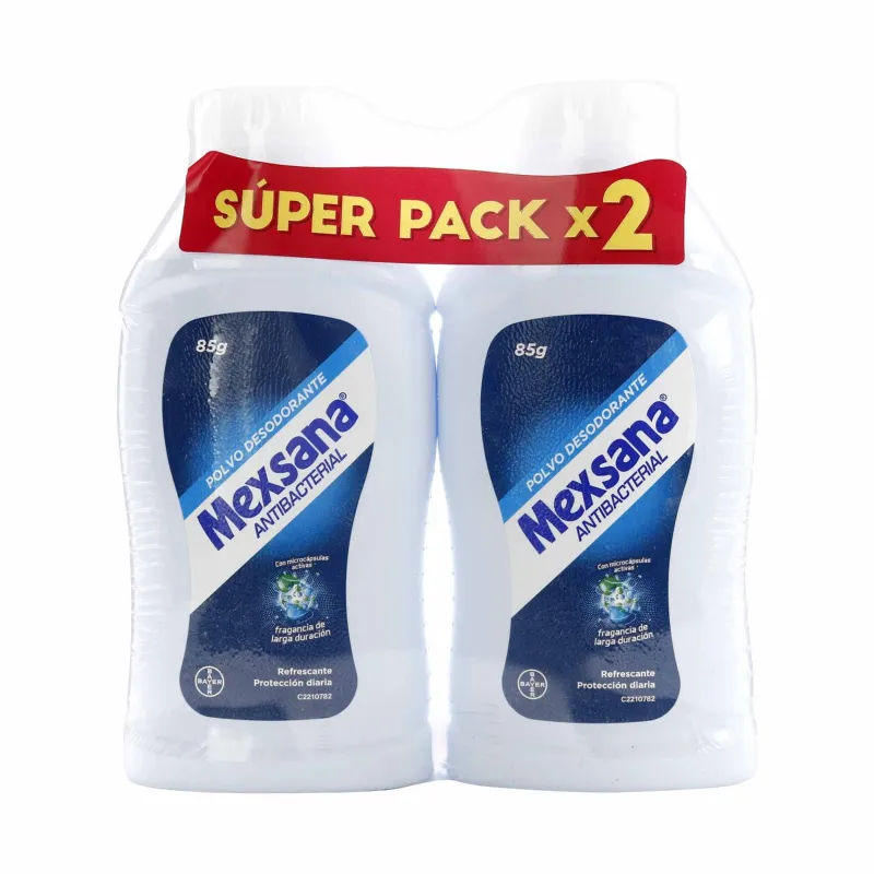 2 TALCO MEXSANA 85 GR SUPERPACK