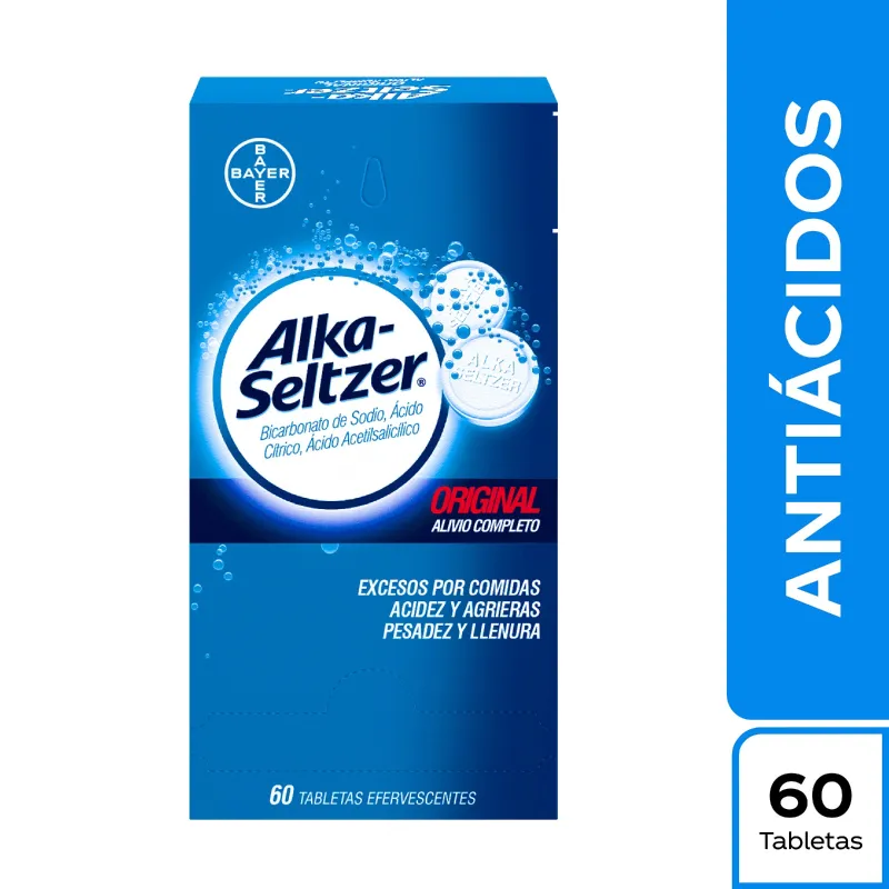 ALKA SELTZER 60 TABLETAS