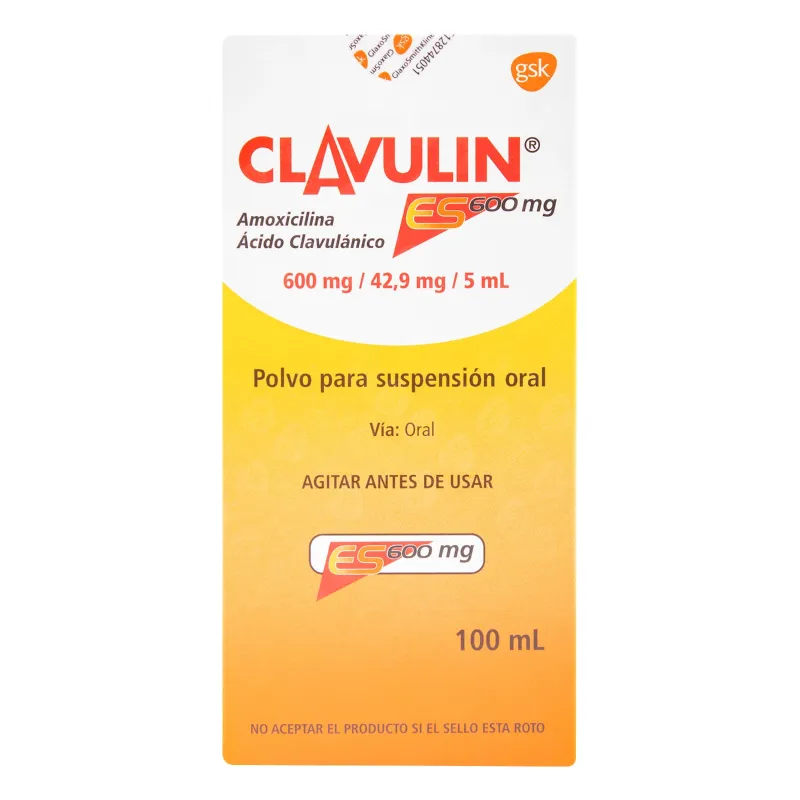 CLAVULIN ES 600 MG 100 ML