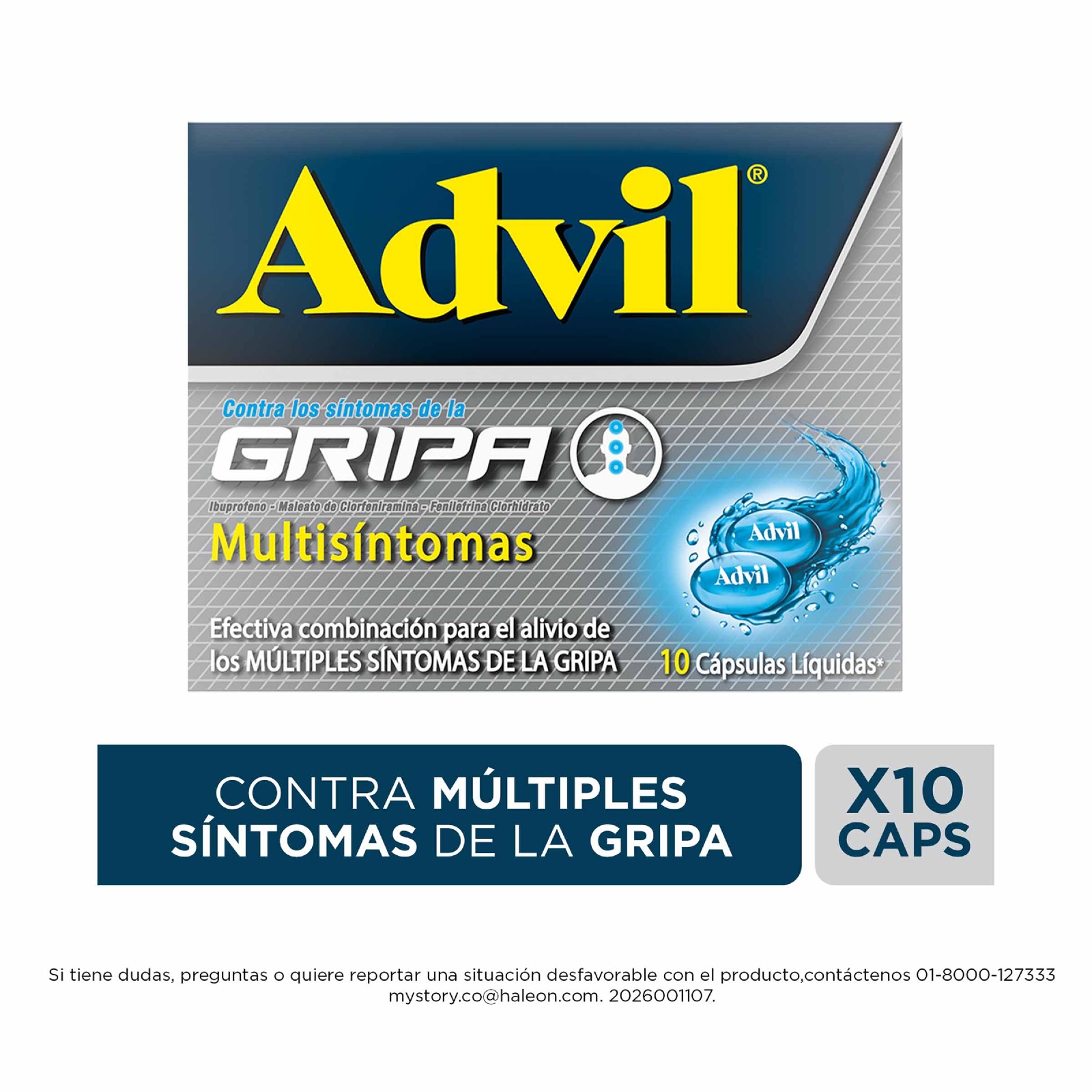 ADVIL GRIPA 10 CAPSULAS