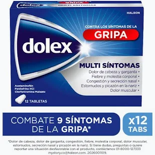 DOLEX GRIPA 12 TABLETAS
